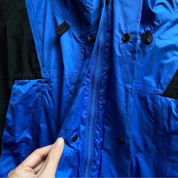 North Face ski snowboard nylon full zip hooded jacket Sz L - Picture 5 of 17